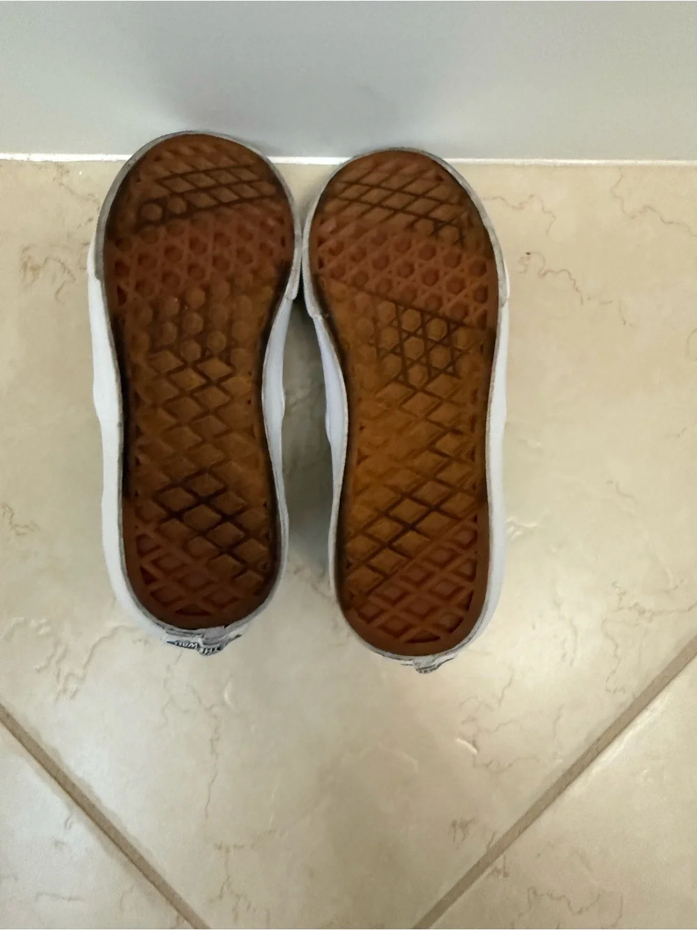 Vans Kids Classic Slip-On Rainbow Canvas Sneakers size 1
